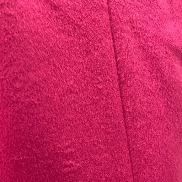 Rachel Zoe Peacoat Pink Wool Knee-Length Slit Pockets Button Closure size XS - Picture 13 of 13